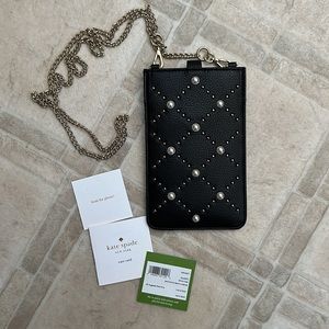 NWT Kate Spade Pearl Phone Sleeve Cross-Body